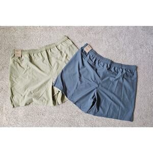 Nike Dri-FIT 7" Training Shorts Gray & Olive Green Mens 2XL (Lot Of 2) Bundle